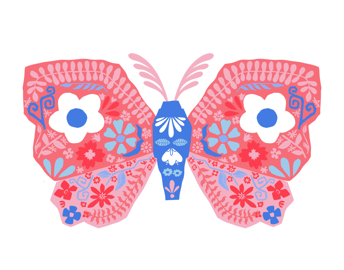 Trans Pride Butterfly - Art Print