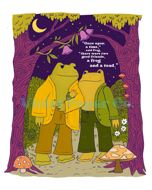 Frog and Toad - Art Print
