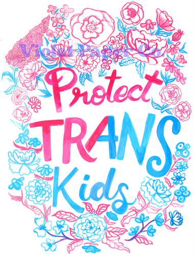 Protect Trans Kids - Art Print
